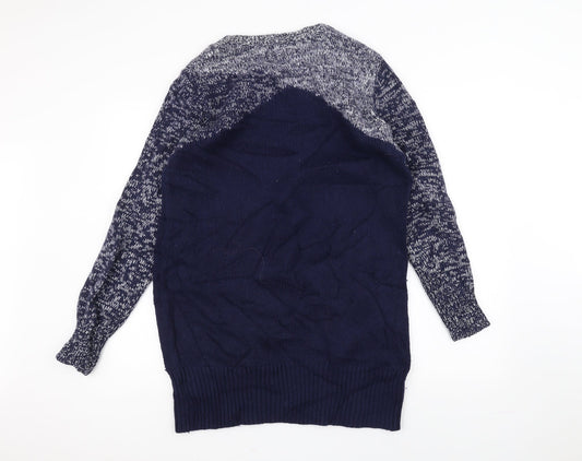 Gap Mens Blue Knit Pullover Jumper Size L