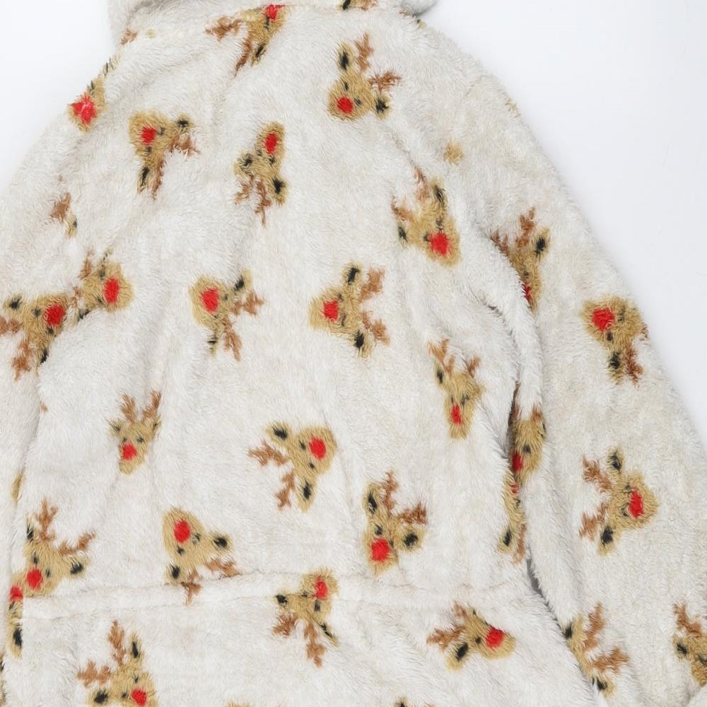 Marks and Spencer Womens White Knit Jacket Size 10