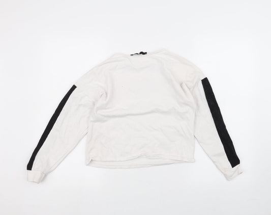 Very Girls White Pullover Jumper Size 11 Years