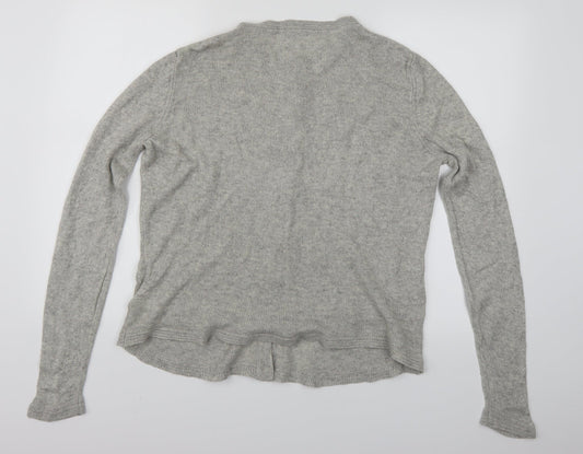 caroline blackmore Womens Grey Cardigan Jumper Size 14