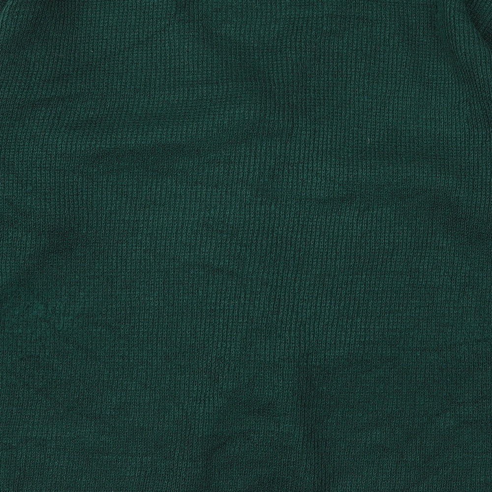 janique Womens Green Jacket Size L