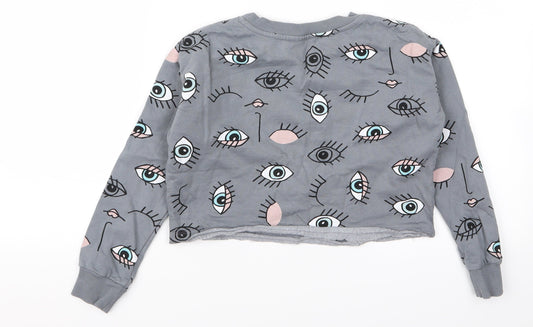 Preworn Womens Grey Pullover Jumper Size S - eye