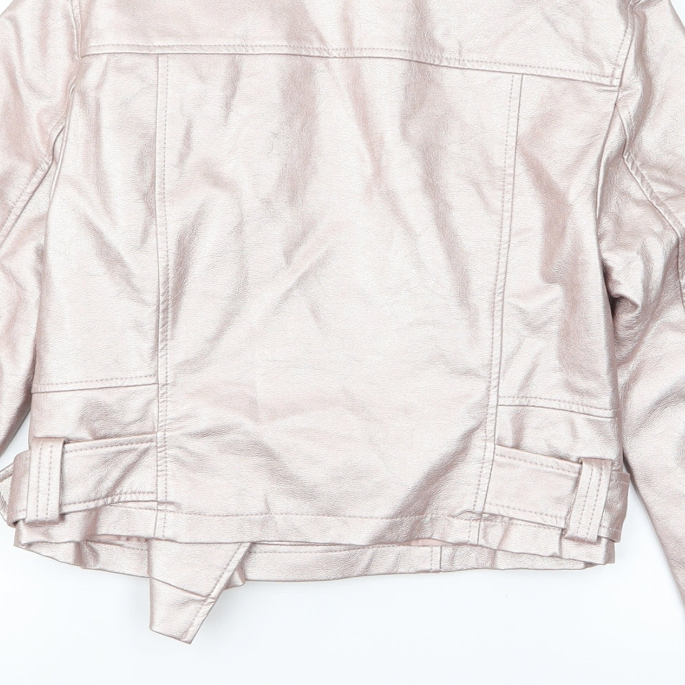 New Look Womens Pink Jacket Size 8