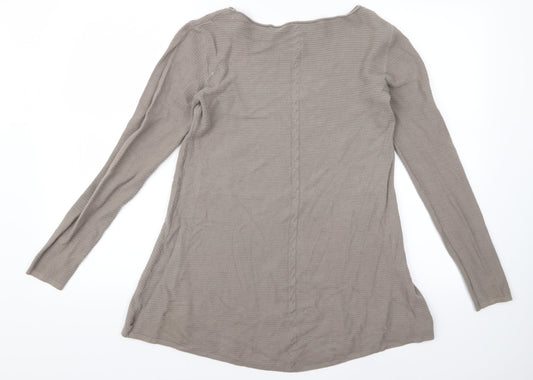 Preworn Womens Beige Pullover Jumper Size M
