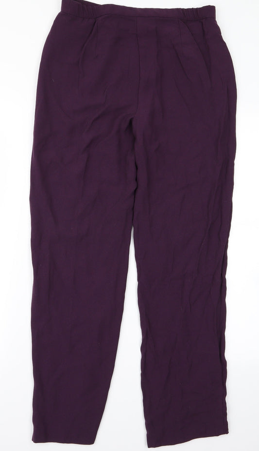 Preworn Womens Purple Trousers Size 30 L26 in