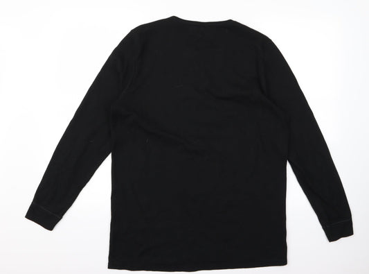 Preworn Mens Black Pullover Jumper Size M