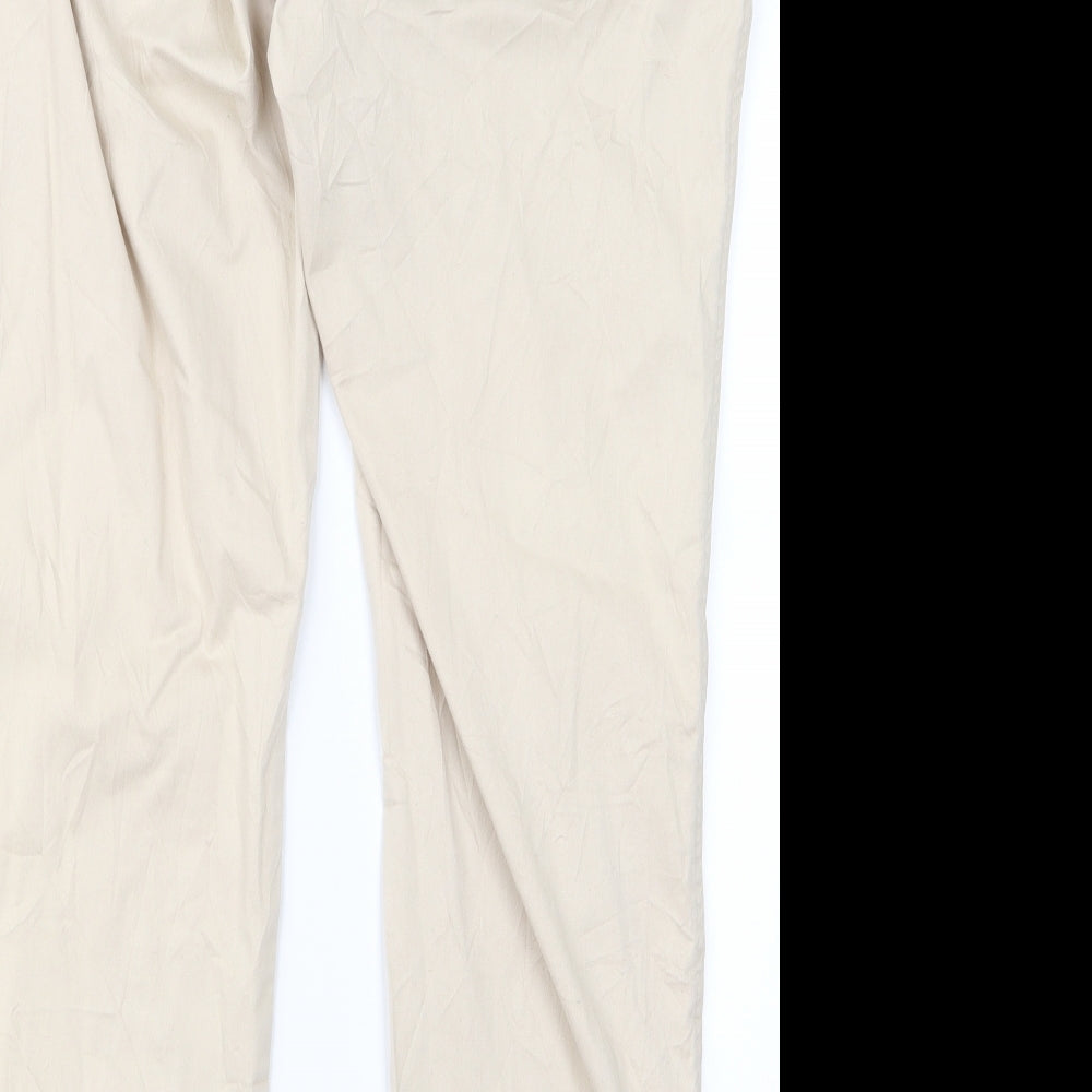 peruna Womens Black Trousers Size 12 L29 in