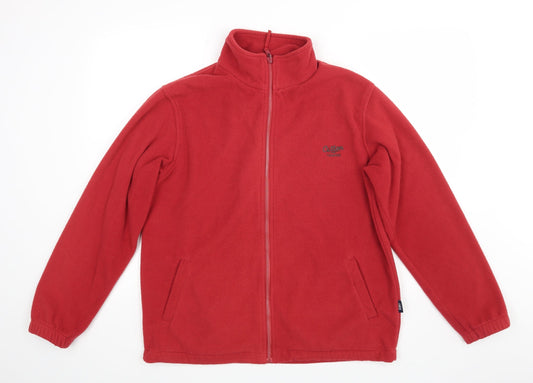 Cotton Mens Red Jacket Size S