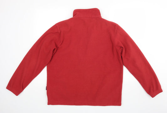 Cotton Mens Red Jacket Size S