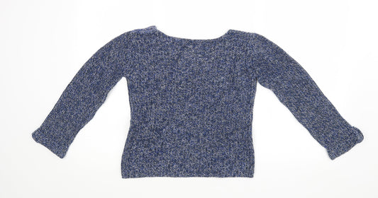 Monoprix kids Girls Blue Pullover Jumper Size 12 Years