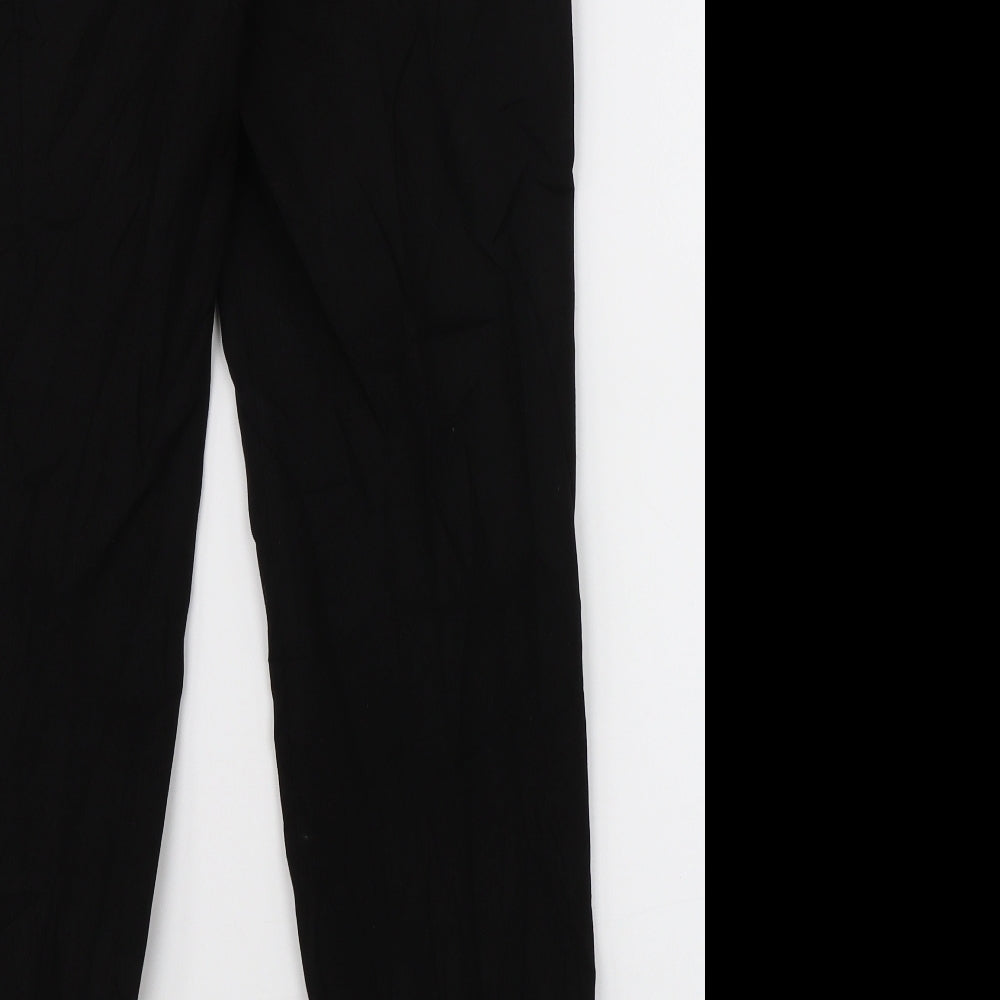 H&M Womens Black Dress Pants Trousers Size 6 L24 in