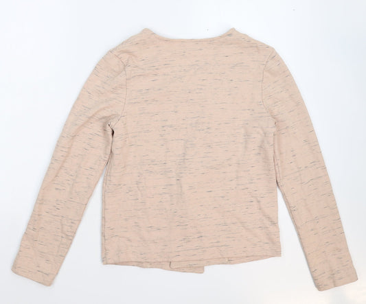 NEXT Womens Beige Striped Jacket Size 12