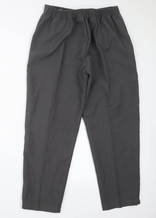 Preworn Womens Grey Trousers Size 18 L26.5 in