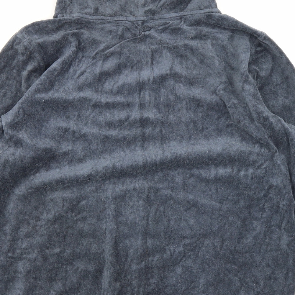 Souluxe Womens Blue Pullover Hoodie Size L
