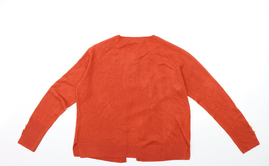 Very Womens Brown Knit Pullover Jumper Size 16
