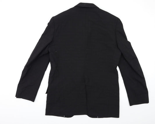 NEXT Mens Black Jacket Suit Jacket Size 38