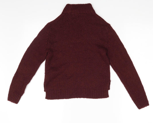 New Look Girls Brown Pullover Jumper Size 9 Years