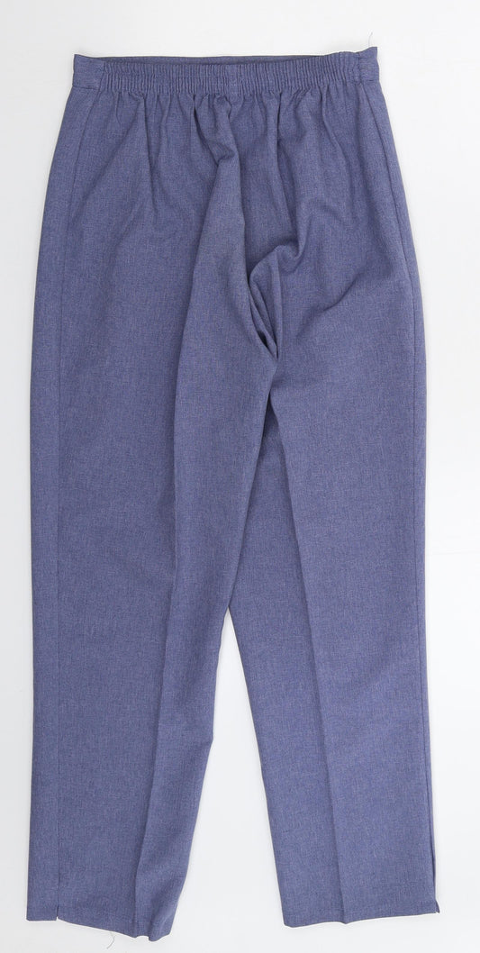 Preworn Womens Blue Trousers Size 12 L26 in