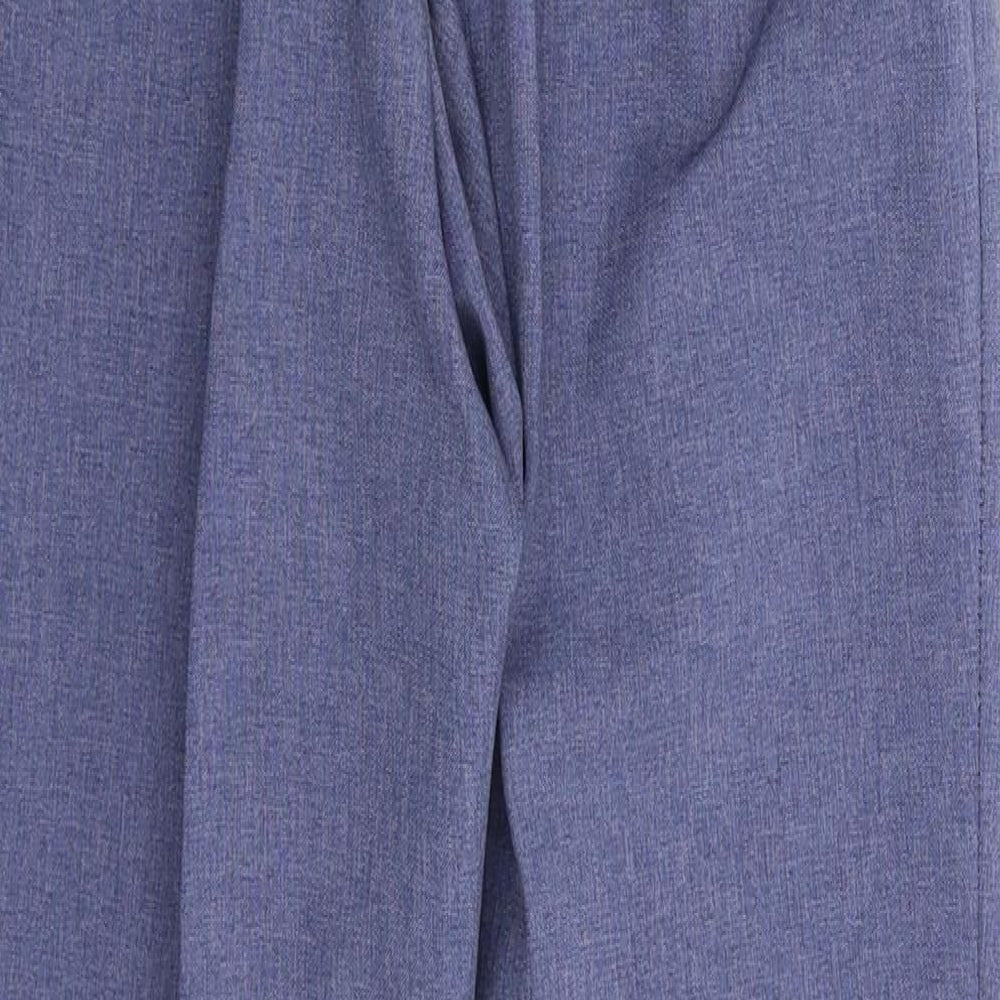 Preworn Womens Blue Trousers Size 12 L26 in