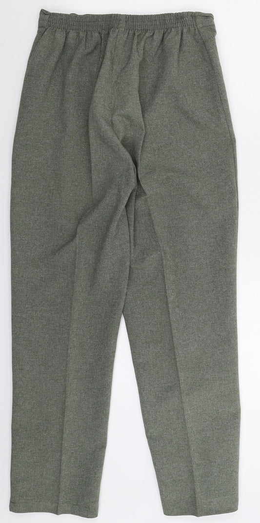 Preworn Womens Grey Trousers Size 12 L28 in
