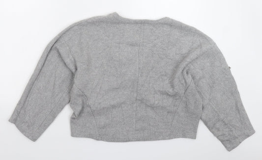 Zara Womens Grey Knit Pullover Jumper Size S