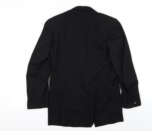 thispoons liverpool home Mens Black Polka Dot Jacket Blazer Size 38