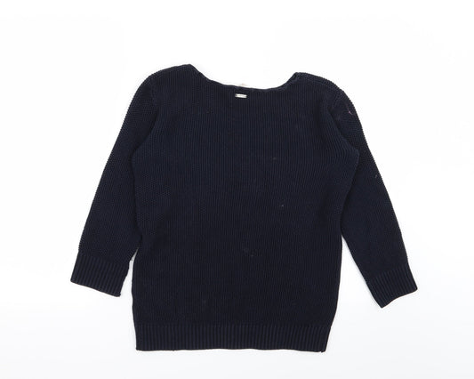Esprit Womens Blue Pullover Jumper Size XS