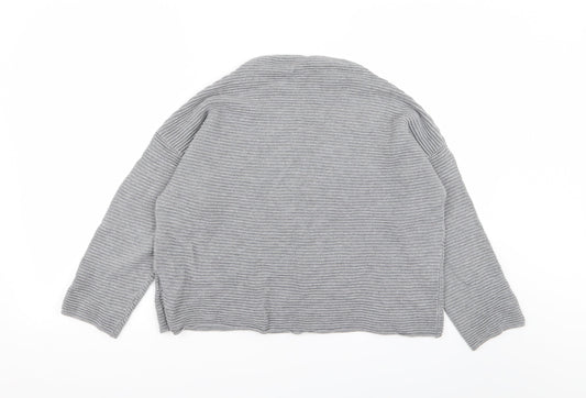 H&M Womens Grey Pullover Jumper Size M