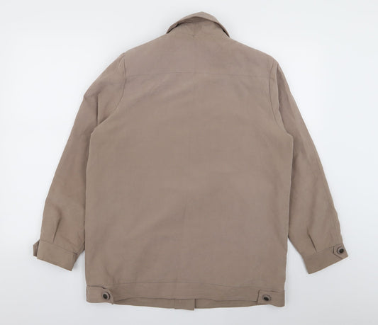 klassik Womens Brown Jacket Size 12