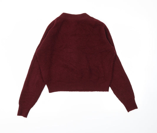 H&M Womens Purple Pullover Jumper Size XS
