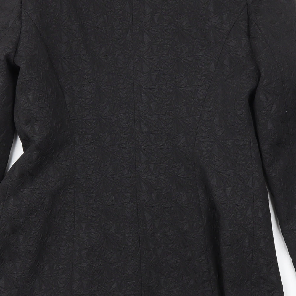 M&S Womens Black Jacket Blazer Size 8