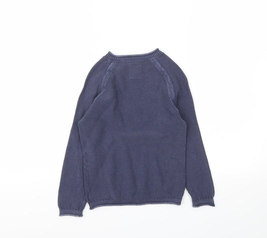 Explore Boys Blue Pullover Sweatshirt Size 4-5 Years
