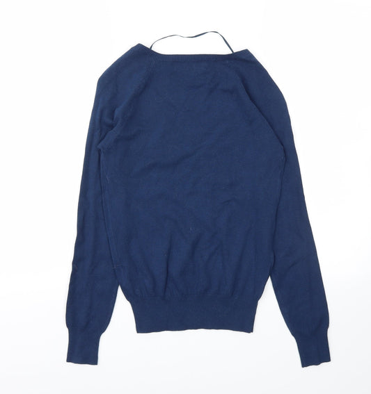 Zara Womens Blue Pullover Sweatshirt Size S