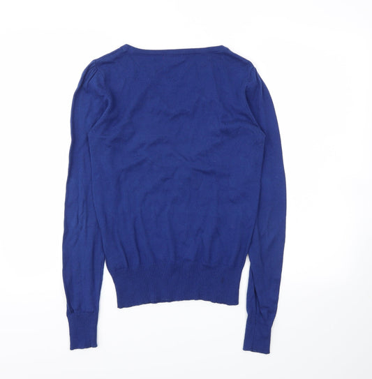 love knitwear Womens Blue Pullover Sweatshirt Size 10