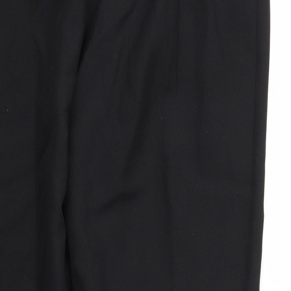 Bonmarché Womens Black Trousers Size 12 L26 in - Stretch waistband