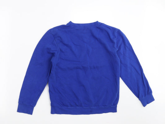 George Boys Blue Pullover Sweatshirt Size 10-11 Years