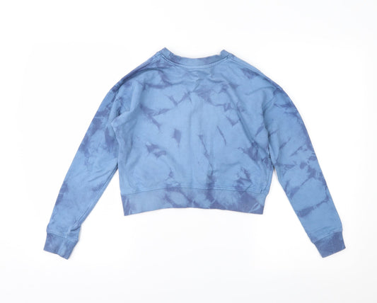 New Look Girls Blue Pullover Sweatshirt Size 10-11 Years