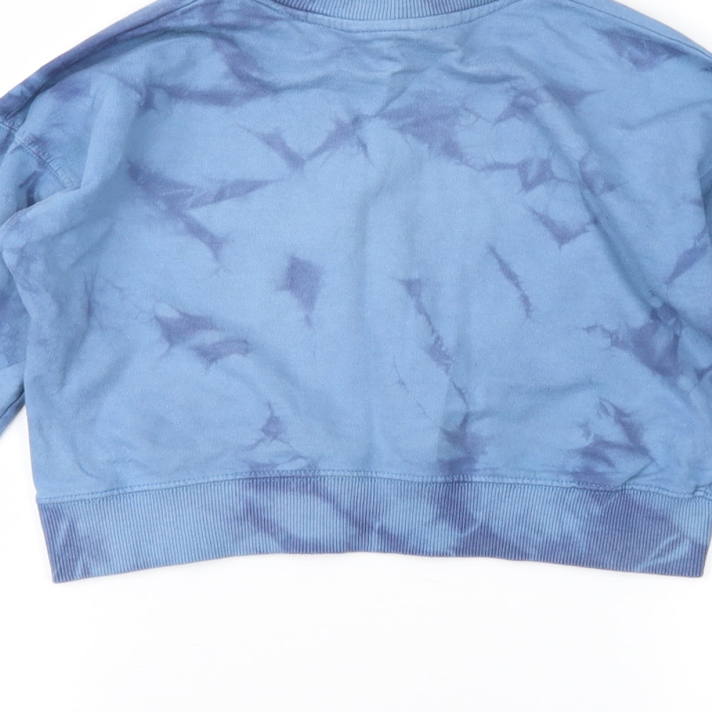 New Look Girls Blue Pullover Sweatshirt Size 10-11 Years