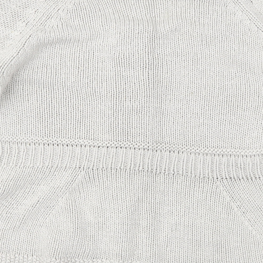 Marks an Womens Grey Cardigan Jumper Size 14