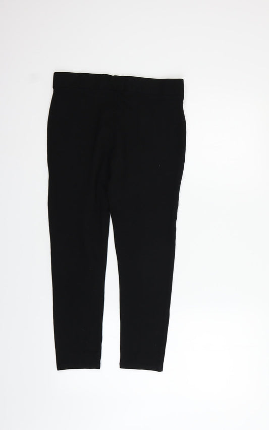Marks and Spencer Womens Black Trousers Size 10 L22 in
