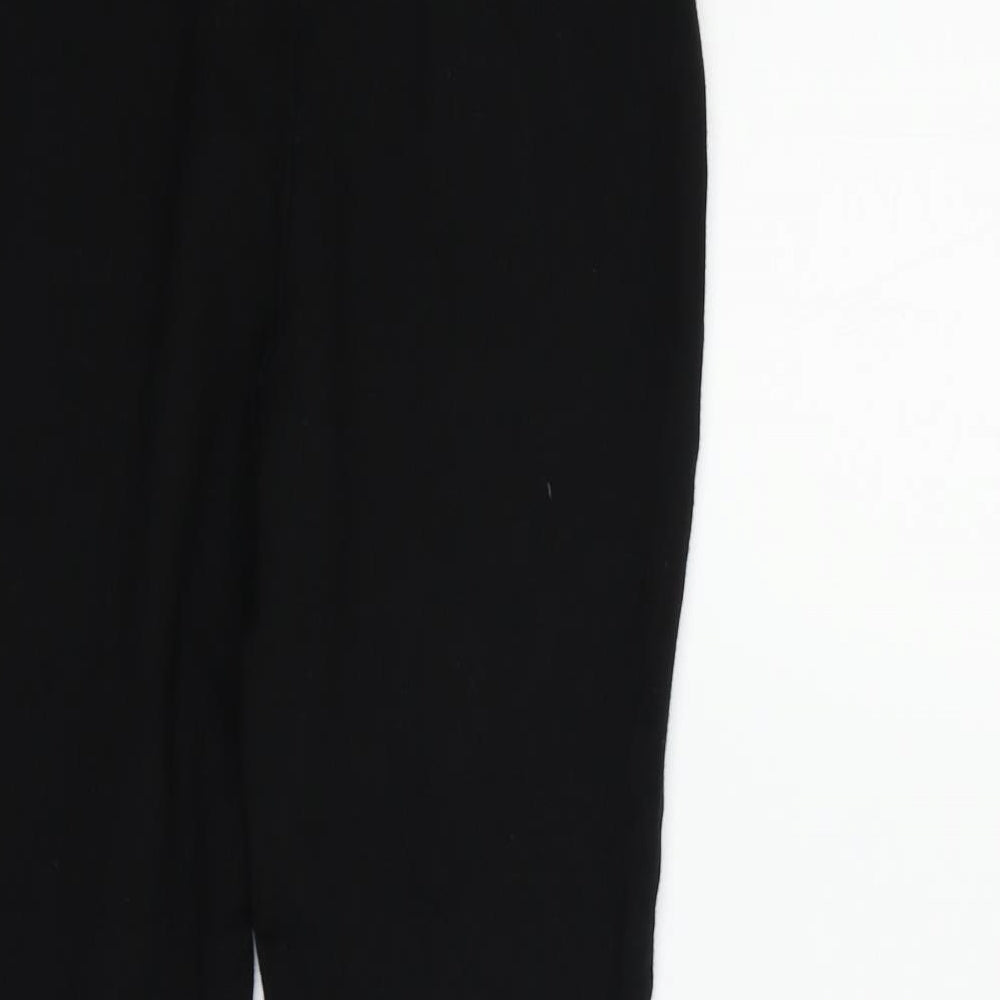 Marks and Spencer Womens Black Trousers Size 10 L22 in