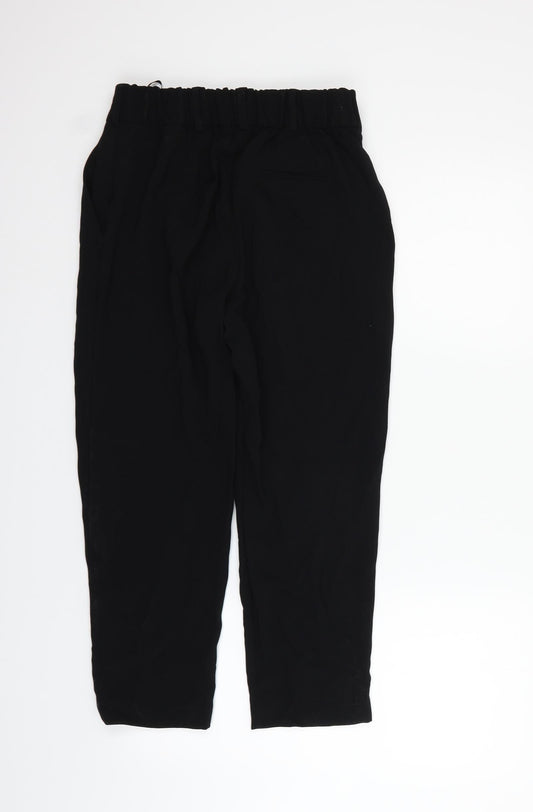 Marks and Spencer Womens Black Trousers Size 8 L23 in
