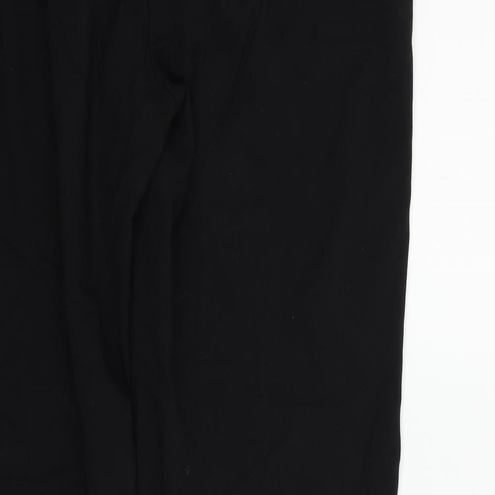 Marks and Spencer Womens Black Trousers Size 16 L29 in