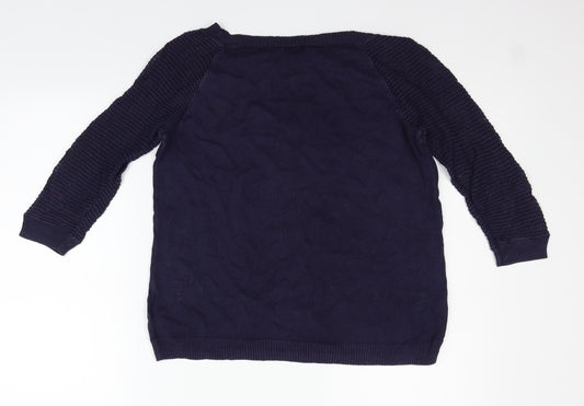 Gap Womens Blue Pullover Jumper Size S