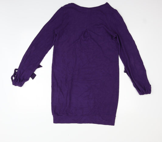 NEXT Womens Purple Jumper Dress Size 8