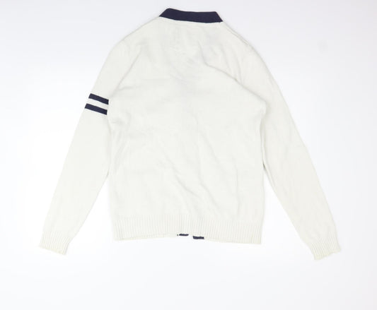 H&M Womens Beige Cardigan Jumper Size M