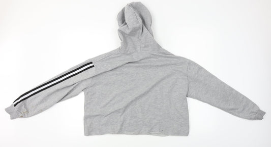 Love Island Womens Grey Pullover Hoodie Size 14