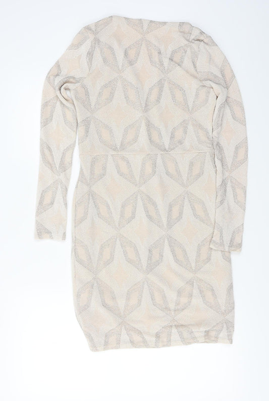 River Island Womens Beige A-Line Size 12