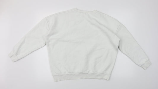 Gallery Womens White Pullover Jumper Size S