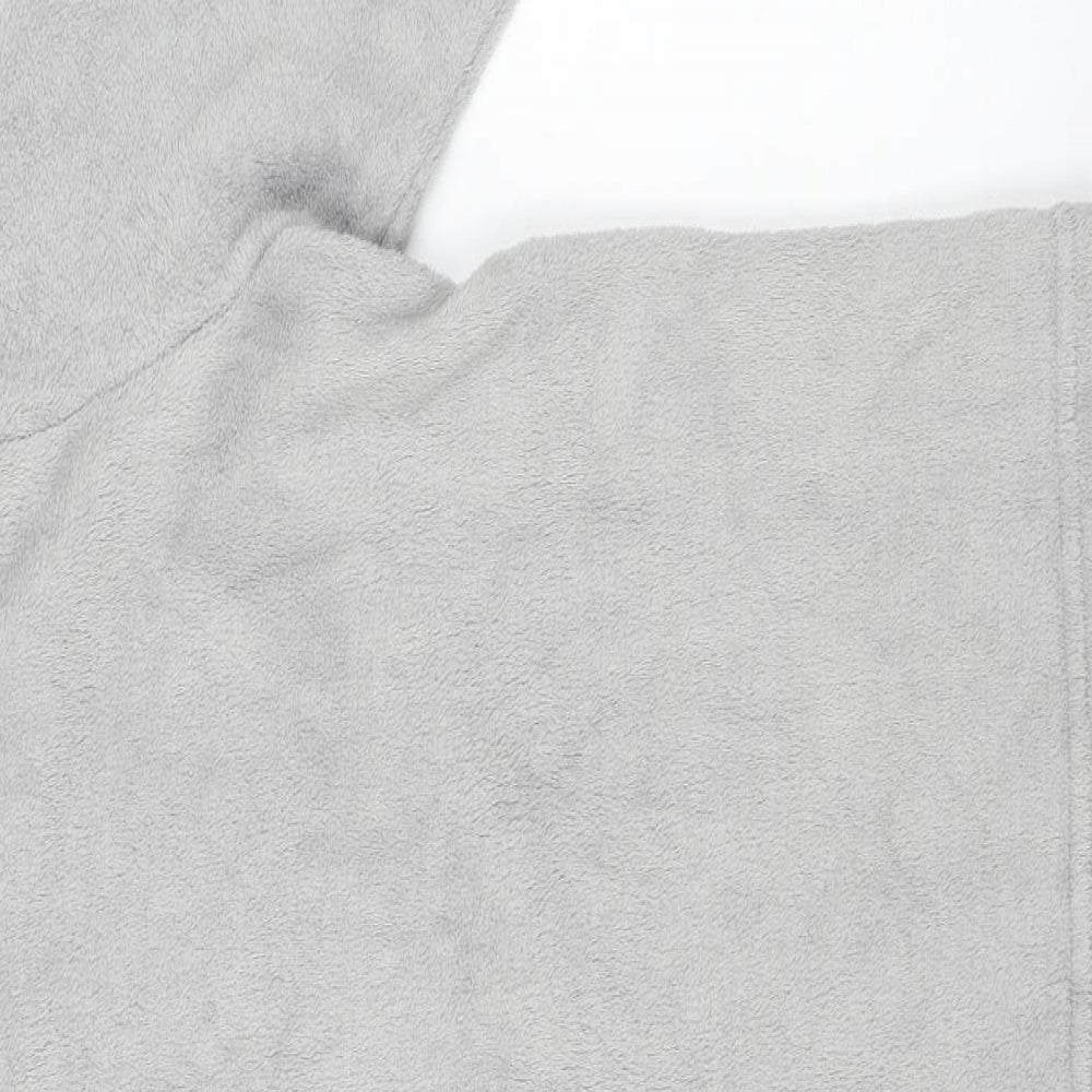 Brand and care label for Time To Dream women’s grey jumper, size M